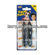 2 colors fans face paint crayons ,pass EN71-3,non-toxic